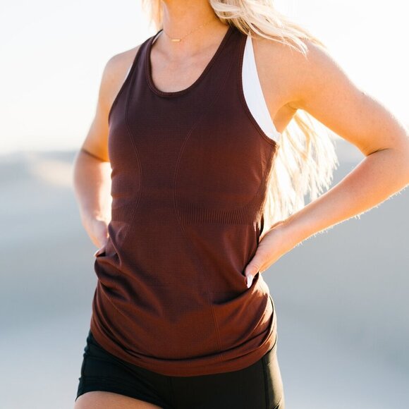 ZYIA | Active Fig Copper Charged Tank Top Racerback | Sz. XS - Picture 2 of 7